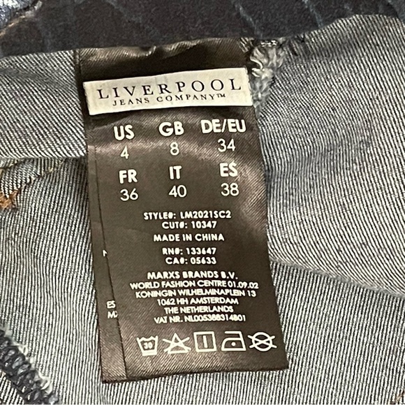 Liverpool Jeans Company & Stitch Fix Pull-on Elastic Waist Women’s Short 4 (27) - Picture 8 of 16
